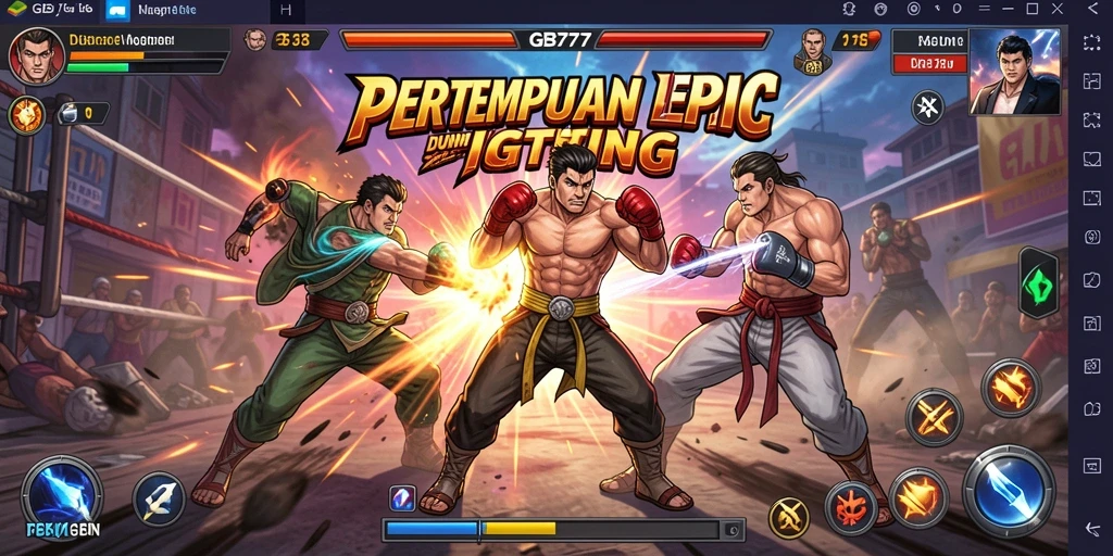Tangkapan layar GB777 menampilkan aksi pertarungan yang mendebarkan.