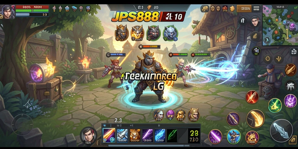 Tampilan gameplay JPS888 menampilkan aksi strategi yang mendebarkan.